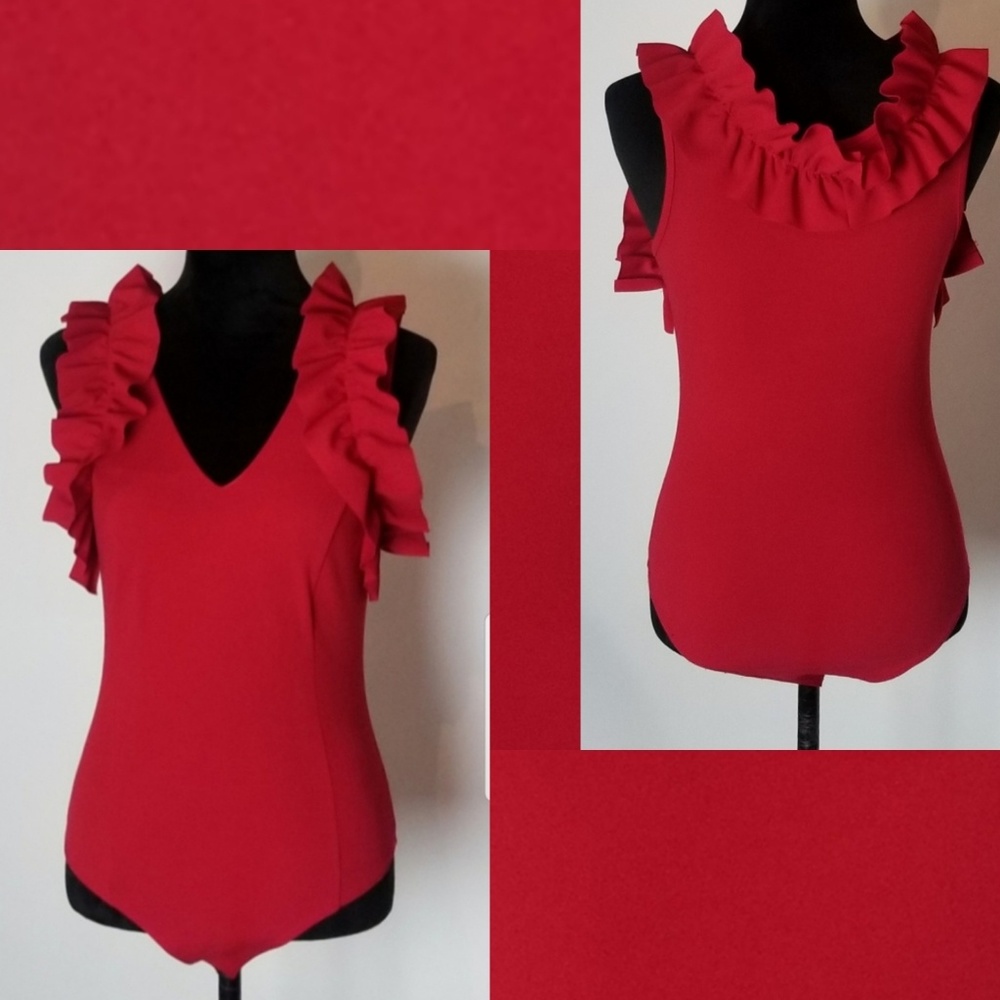 Ruffle Sleeve Bodysuit